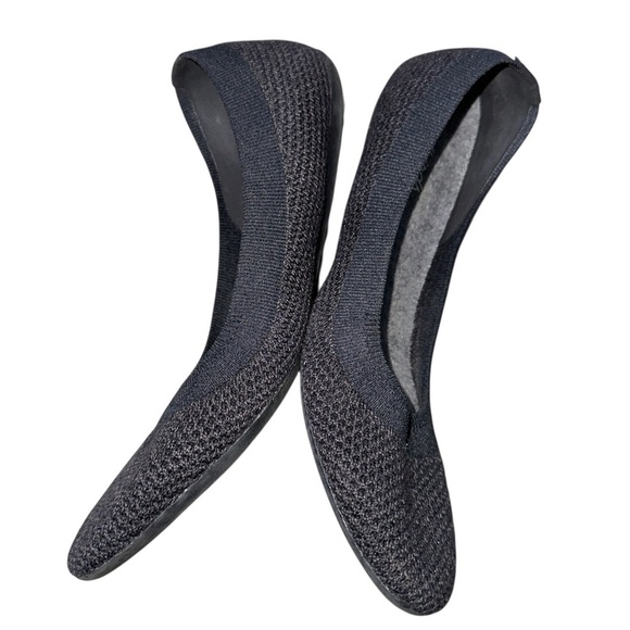 Allbirds Women's Dark Grey Black Flats size 8.5 - Picture 2 of 5